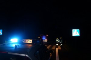 Tragiczny wypadek pieszego w Leśniakach