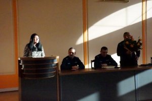 Narada roczna w Komendzie Powiatowej Policji w Będzinie