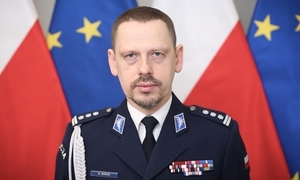 Na zdjęciu  p.o. Komendant Główny Policji insp. Marek Boroń